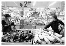 上周食用農產品價格小幅回落，批發市場呈現平穩態勢